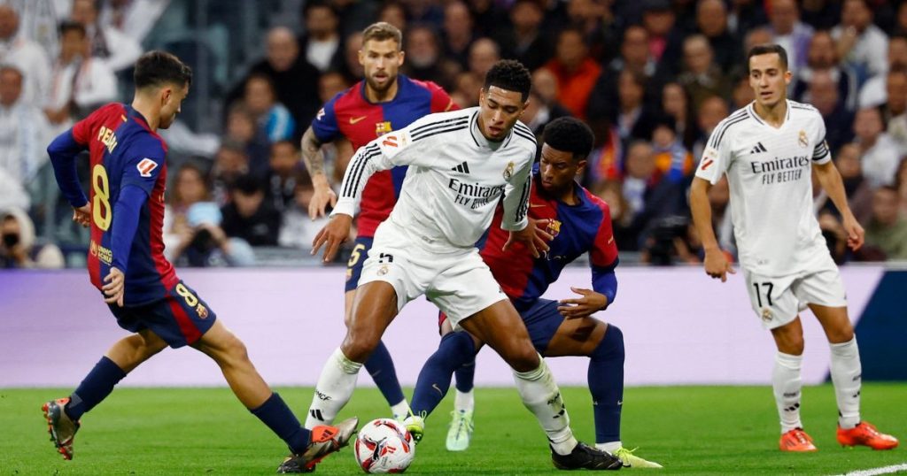 Clasico del futbol de España.