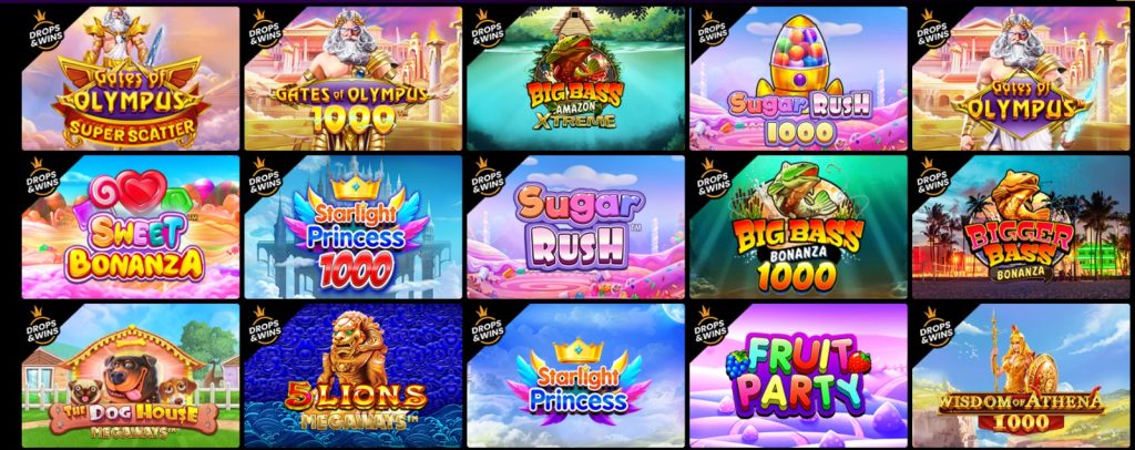 Drops & Wins de Meridian Casino.