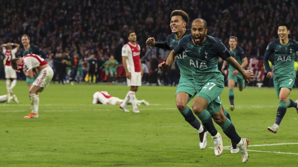Tottenham remontó la serie ante Ajax en la temporada 2018/2019.